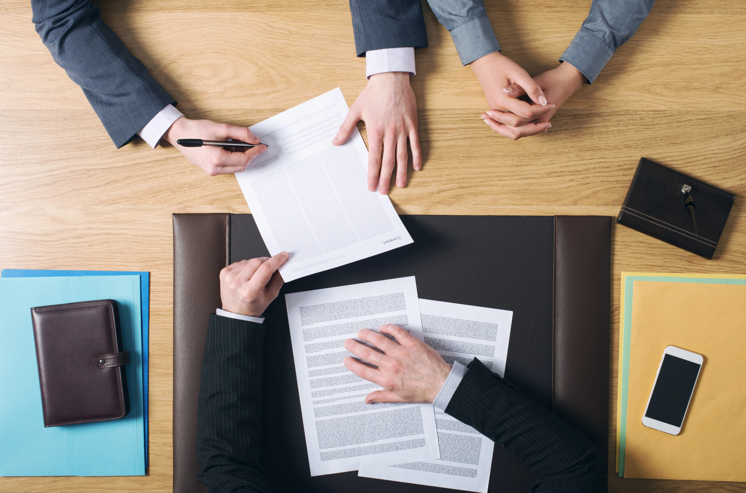 Person signing documents