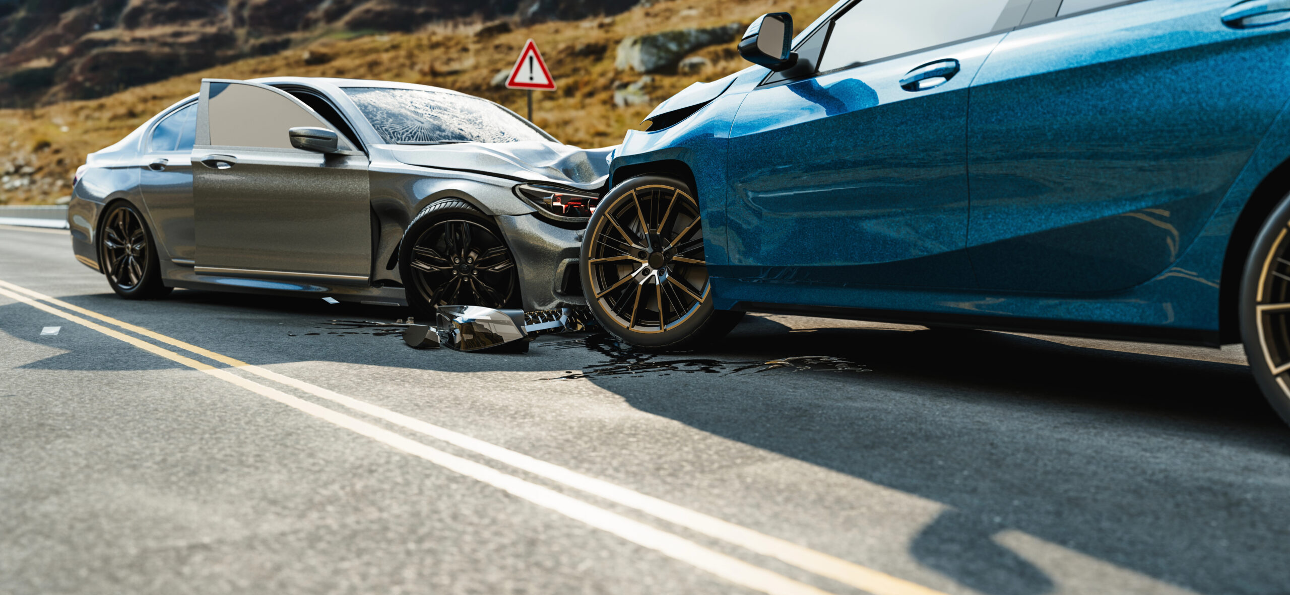 Crash crash on highway