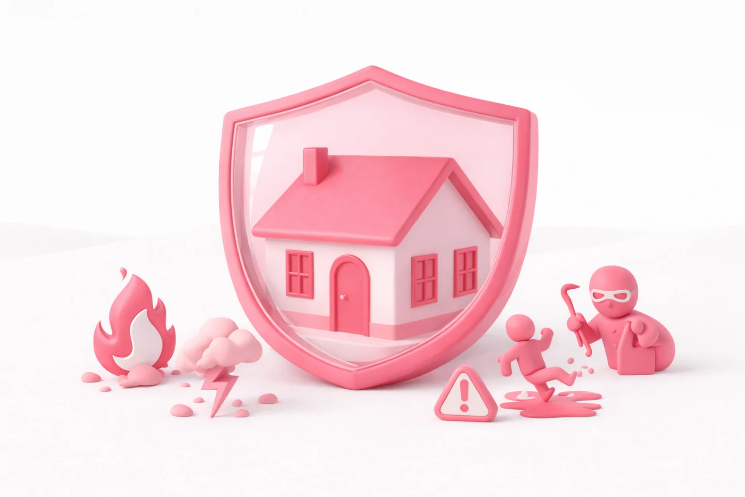 What does home insurance cover 3D art header image